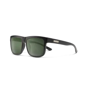 Quiver - Matte Black   Polarized Gray Green Lens