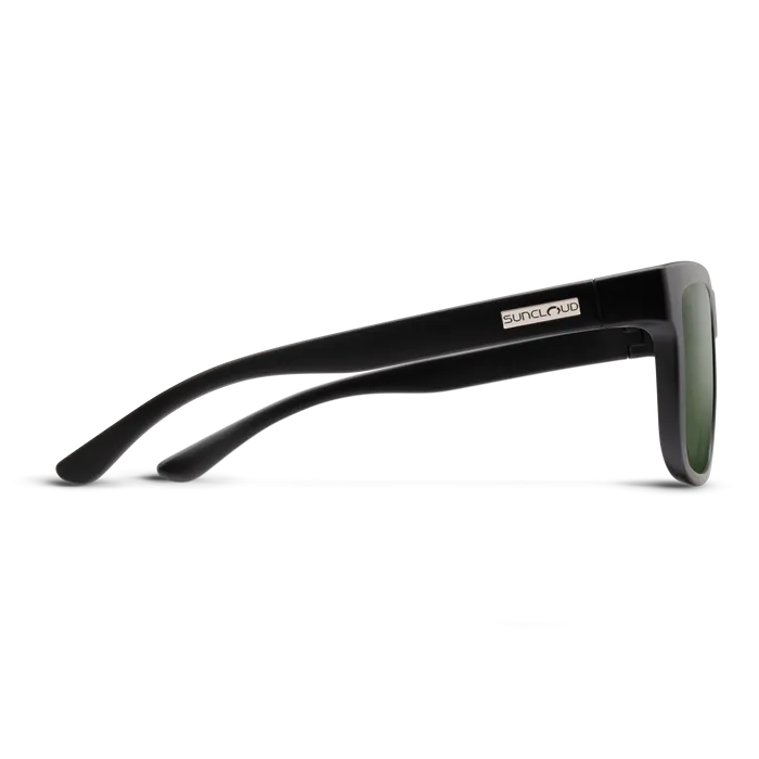 Quiver - Matte Black   Polarized Gray Green Lens