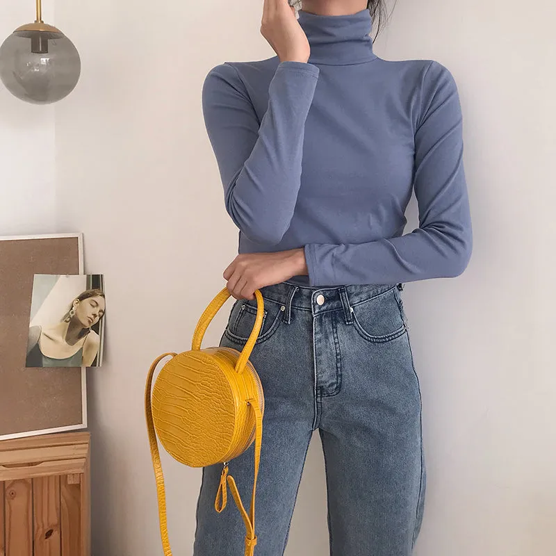 "7 COLORS CHIC" LONG SLEEVE T-SHIRT K102501