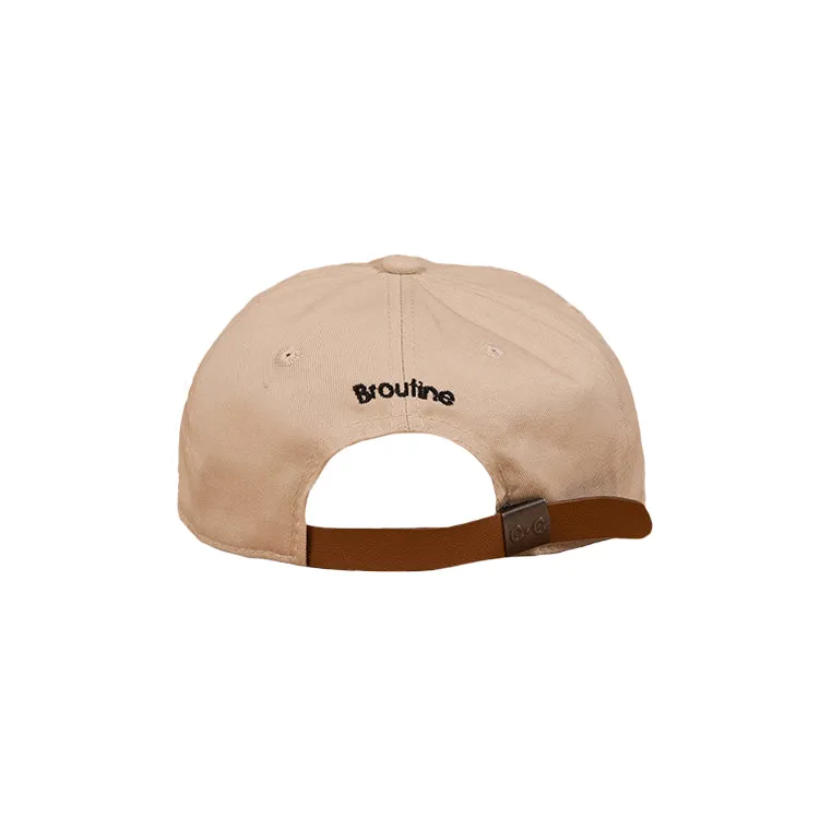 "BROUTINE" Casquette à petite visière Beige - URB1™