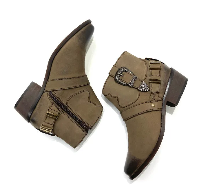 Rachel Taupe Cowgirl Boot