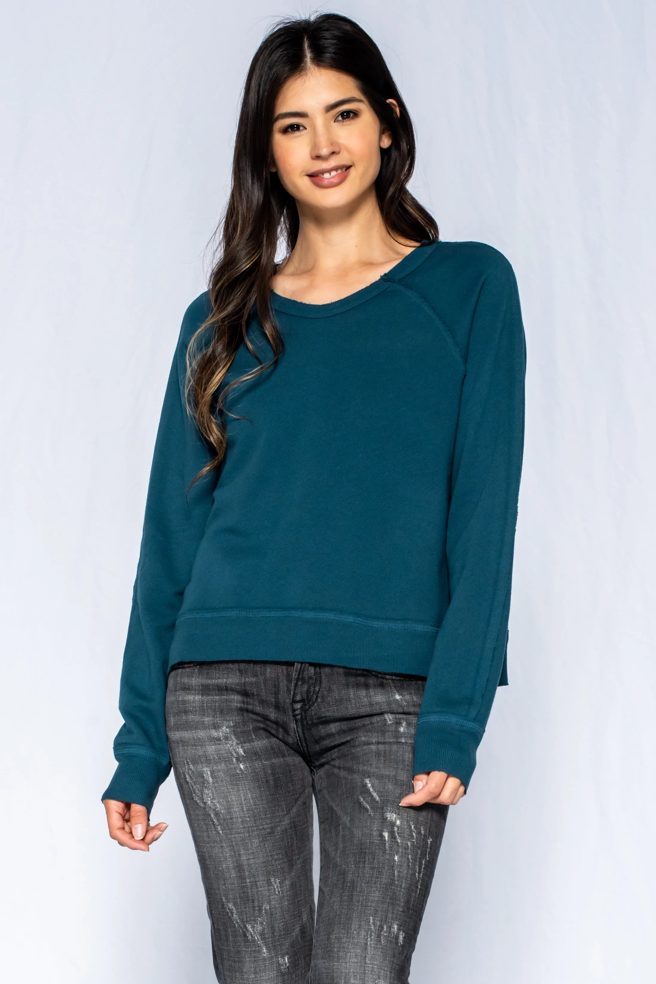 Raw Baby Raglan Sweatshirt