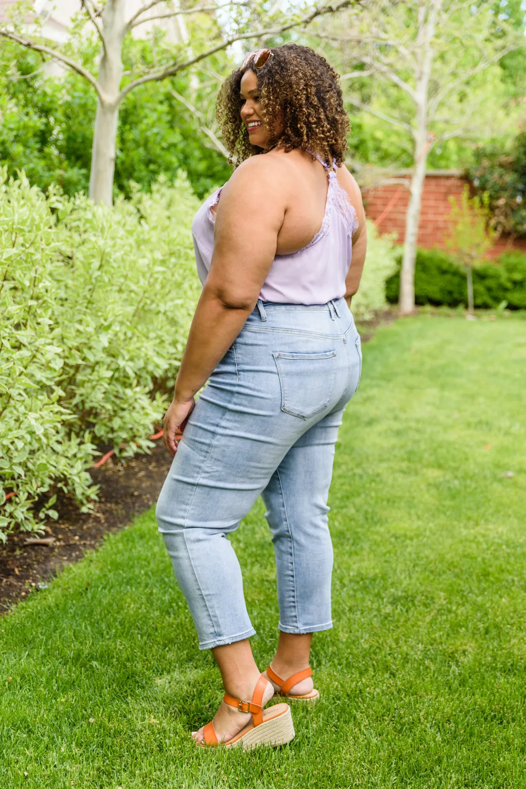 RISEN JEANS A-Game Mom Fit Jeans
