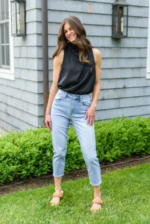 RISEN JEANS A-Game Mom Fit Jeans