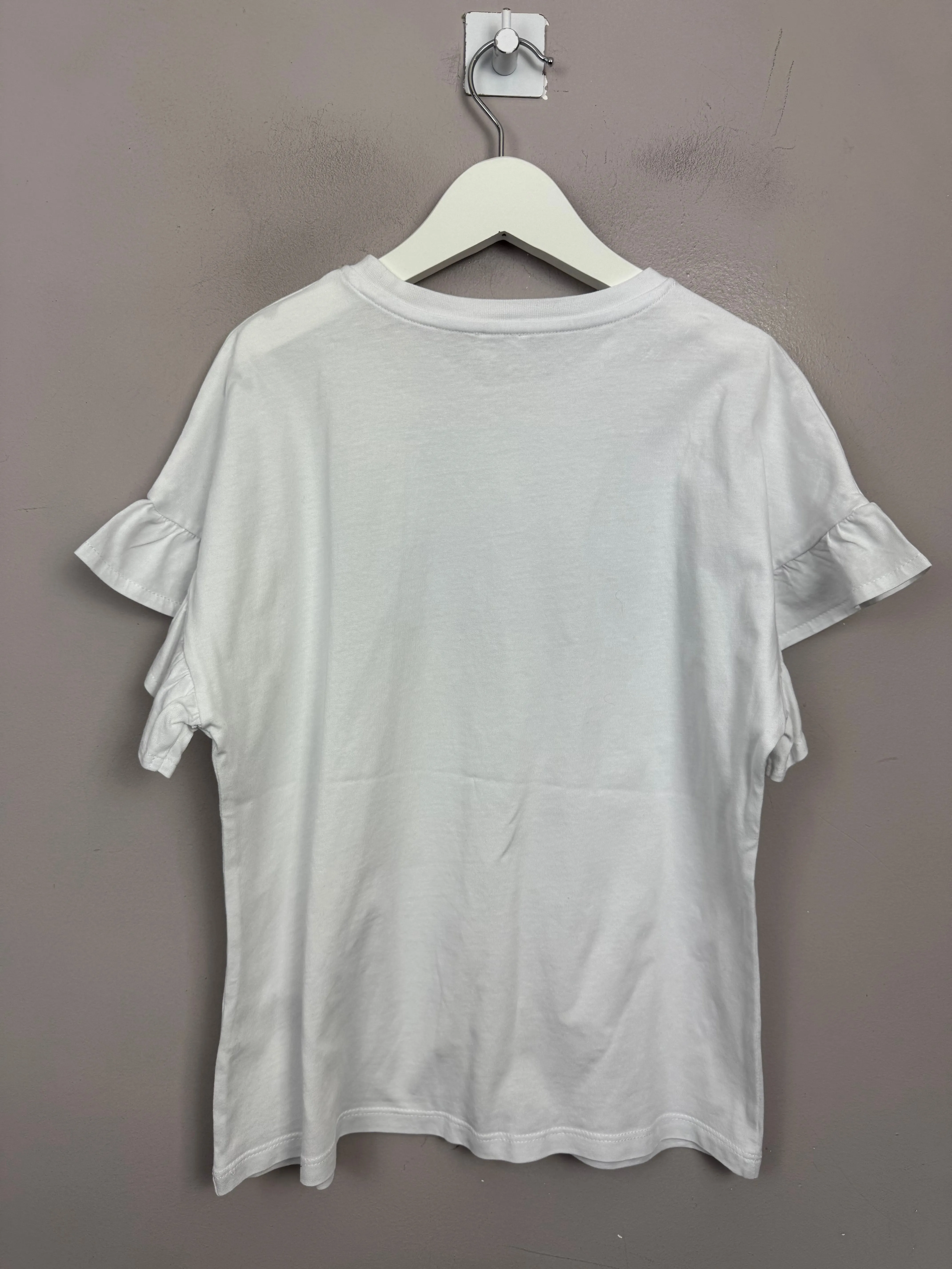 River Island Chic White T-shirt 9-10y