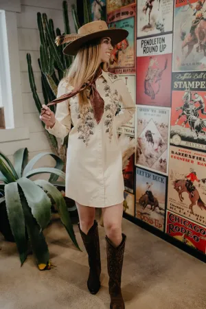 'Ryder' Wrangler Denim Snap Dress (S-XXL)