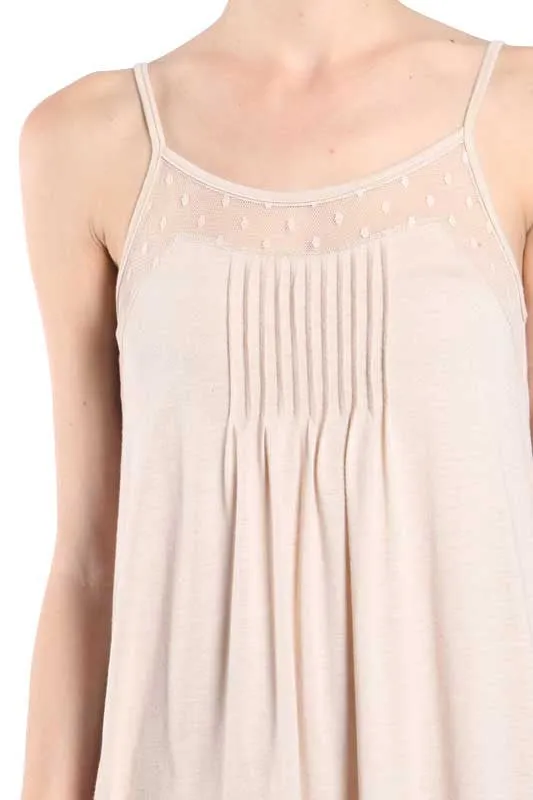 Ryu | Lace Slip Dress Cream