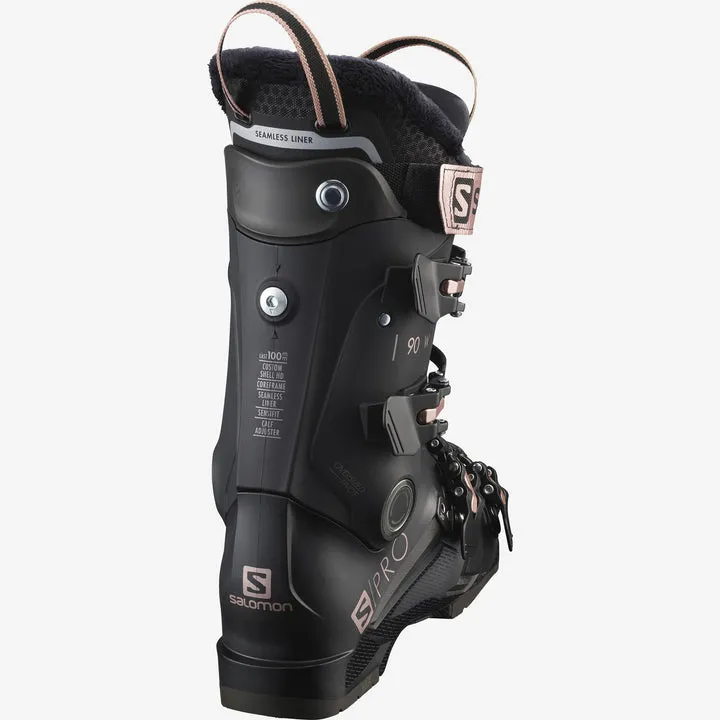 SALOMON S/Pro 90 ski boots - Womens - Black/Gold/Belluga