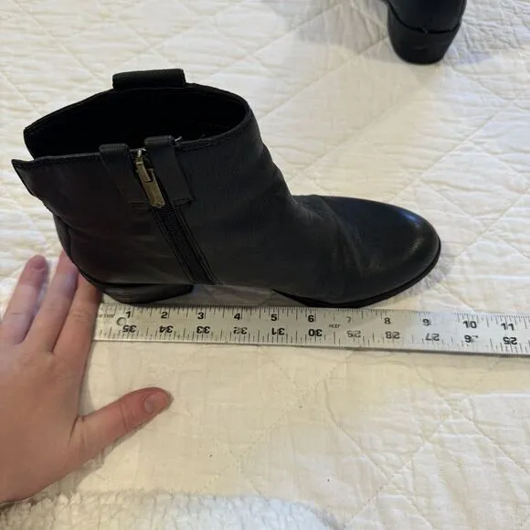 Sam Edelman‎ Women's Ankle Booties Black Leather JAMES Size 6.5