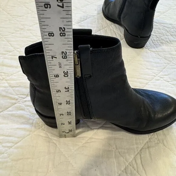 Sam Edelman‎ Women's Ankle Booties Black Leather JAMES Size 6.5