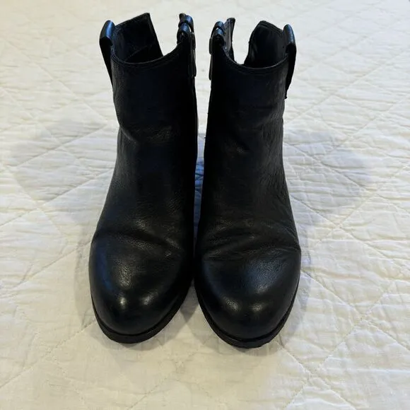 Sam Edelman‎ Women's Ankle Booties Black Leather JAMES Size 6.5