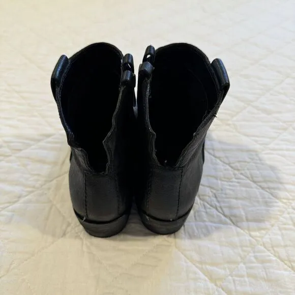 Sam Edelman‎ Women's Ankle Booties Black Leather JAMES Size 6.5