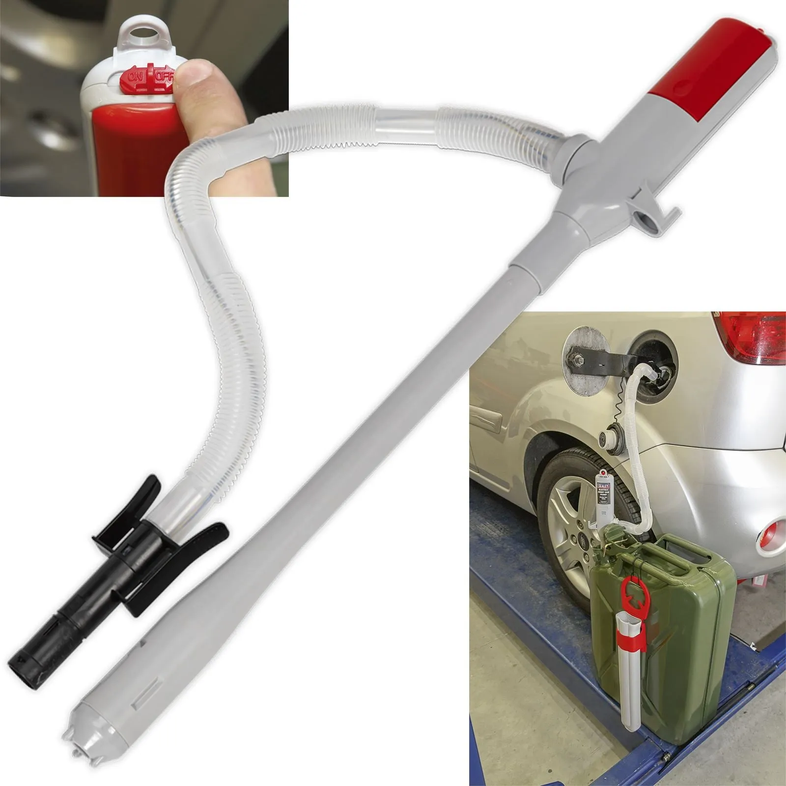 Sealey Battery Operated Jerry Can Pump Electric Motor