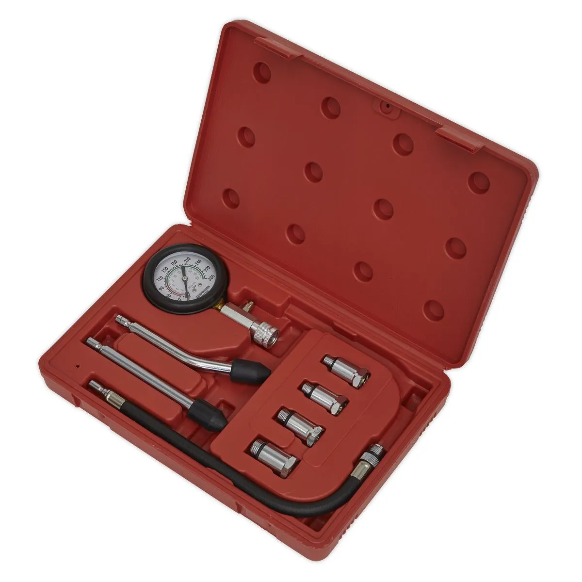 Sealey Petrol Engine Compression Test Kit 8 Piece