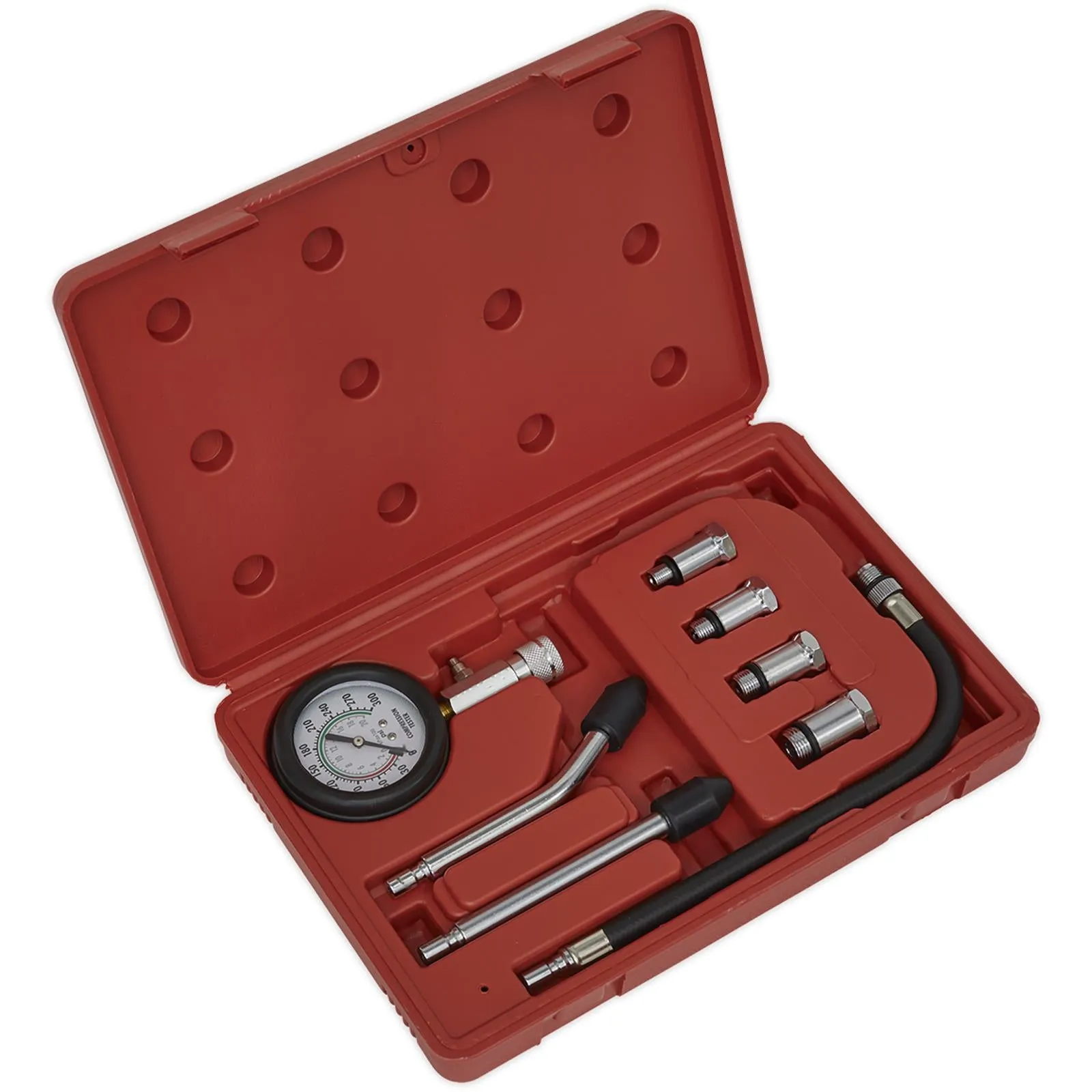 Sealey Petrol Engine Compression Test Kit 8 Piece