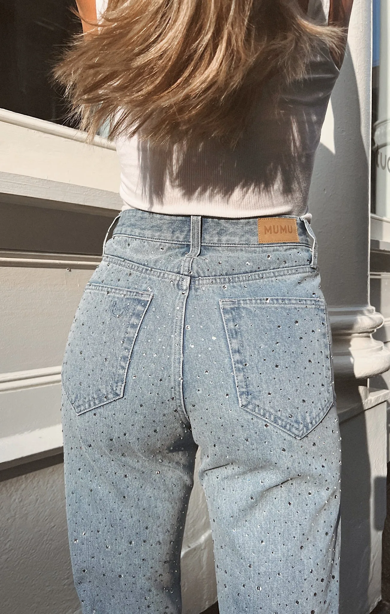 Show Me Your Mumu Icon Embellished Jeans