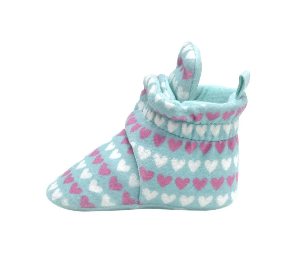 Snap Booties COEURS HEARTS 0-3 mois
