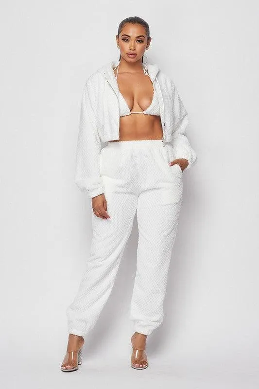 SOFT COZY 3PC JOGGER SET
