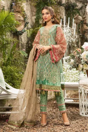 Stylish Hand Made Dress In Green Color Model# C 1851