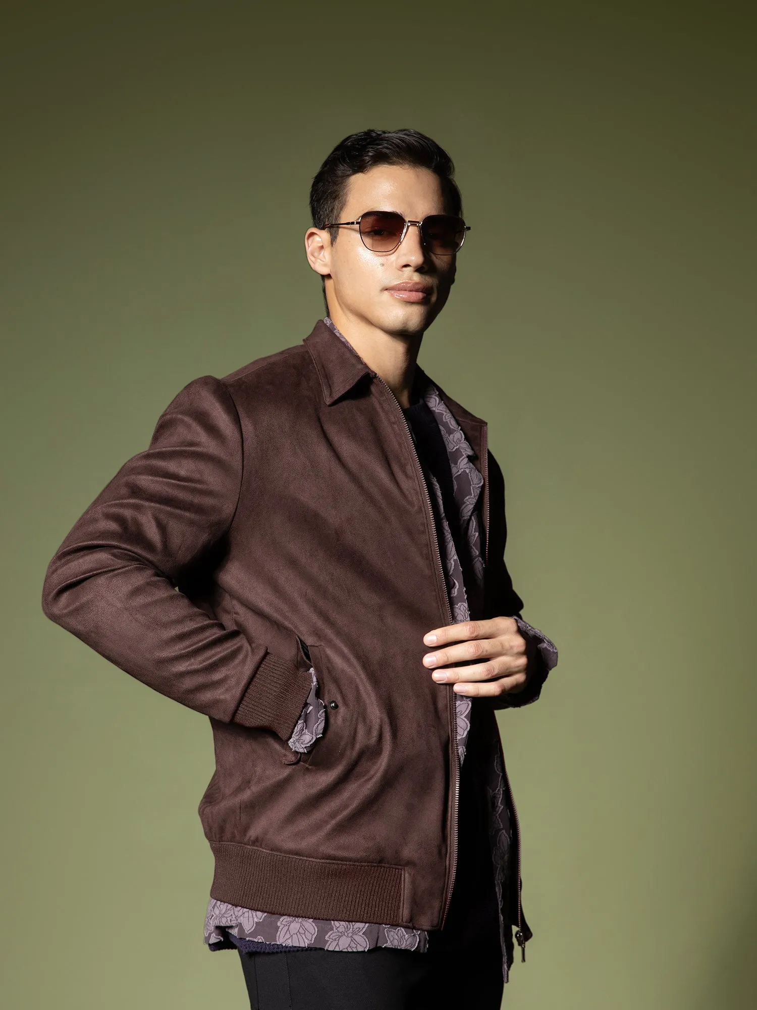 Suede Bomber