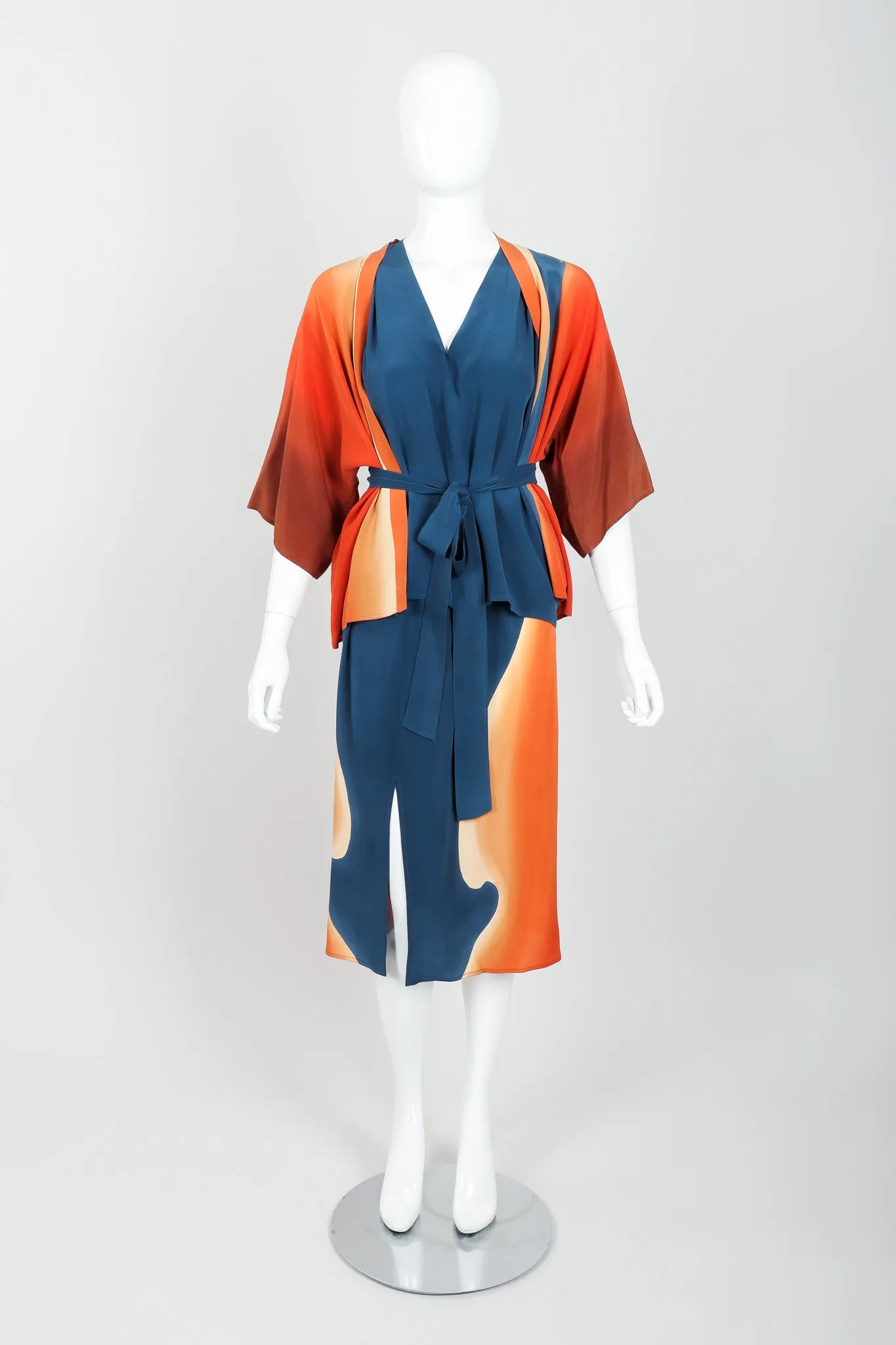 Sunset Kimono Skirt Ensemble