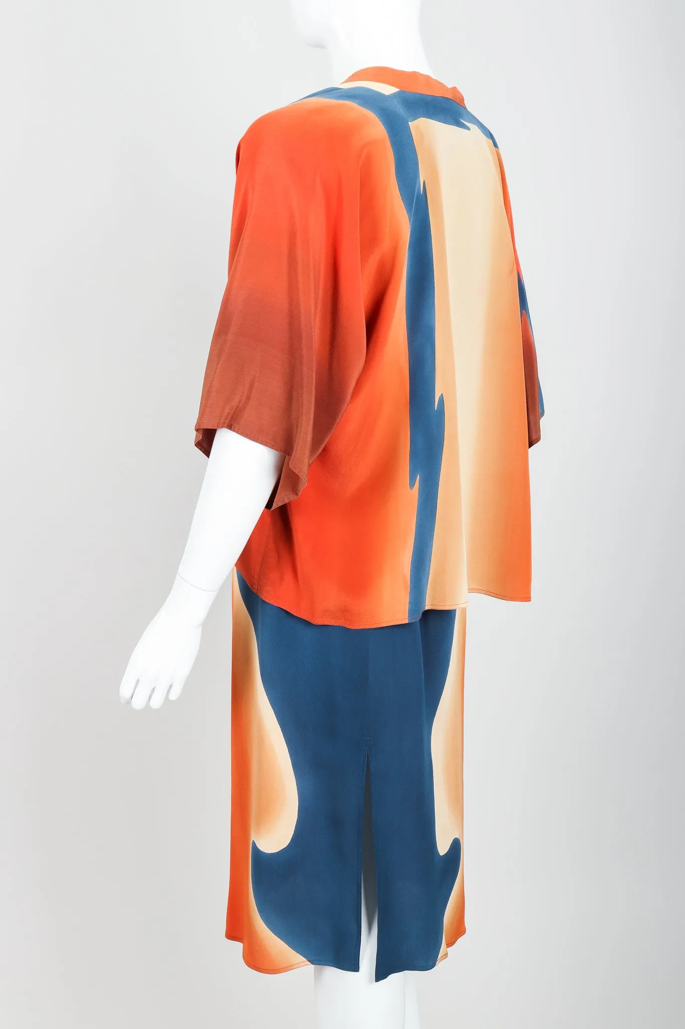 Sunset Kimono Skirt Ensemble