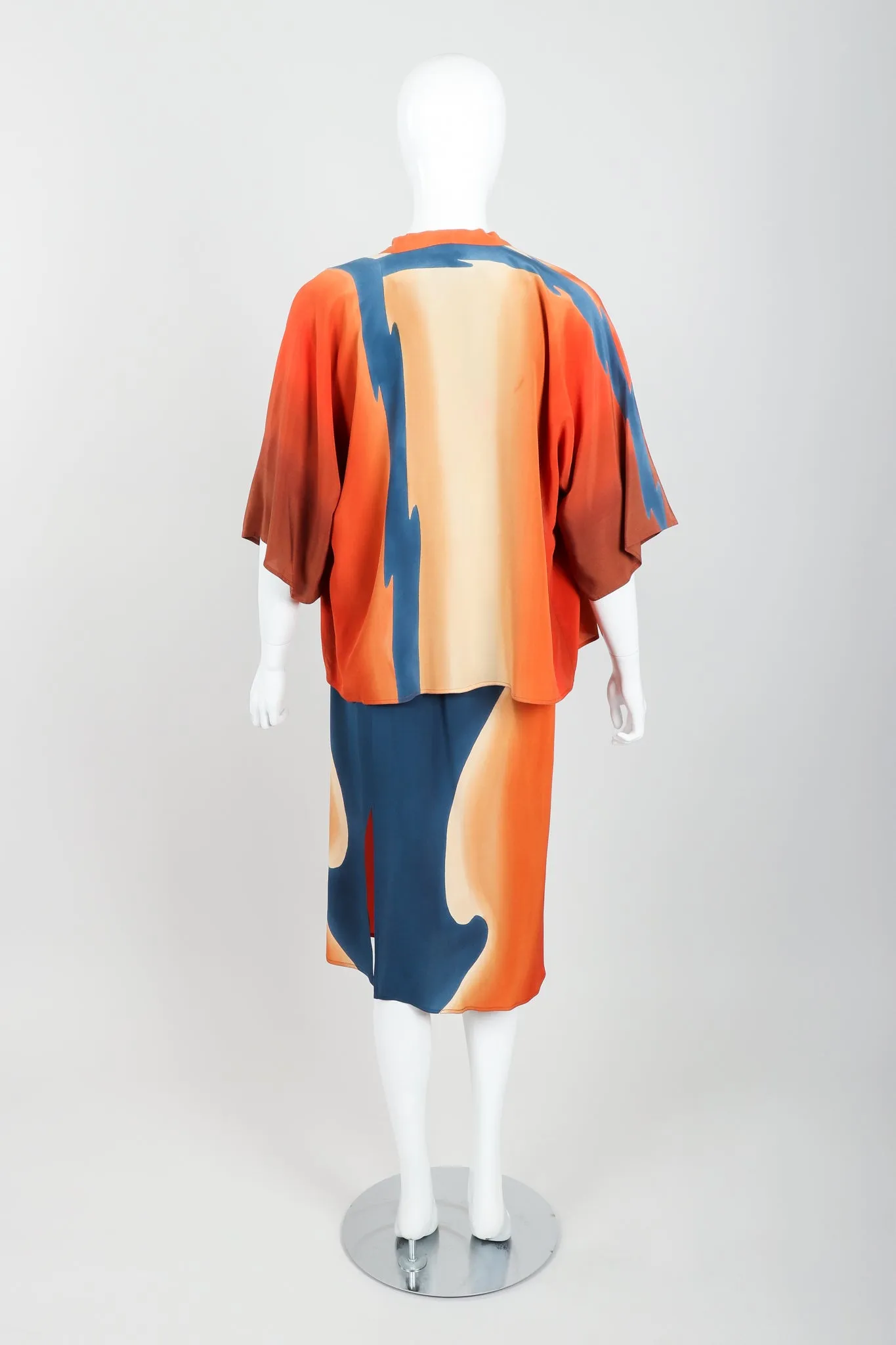 Sunset Kimono Skirt Ensemble