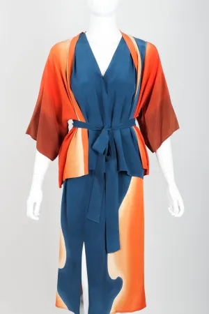 Sunset Kimono Skirt Ensemble