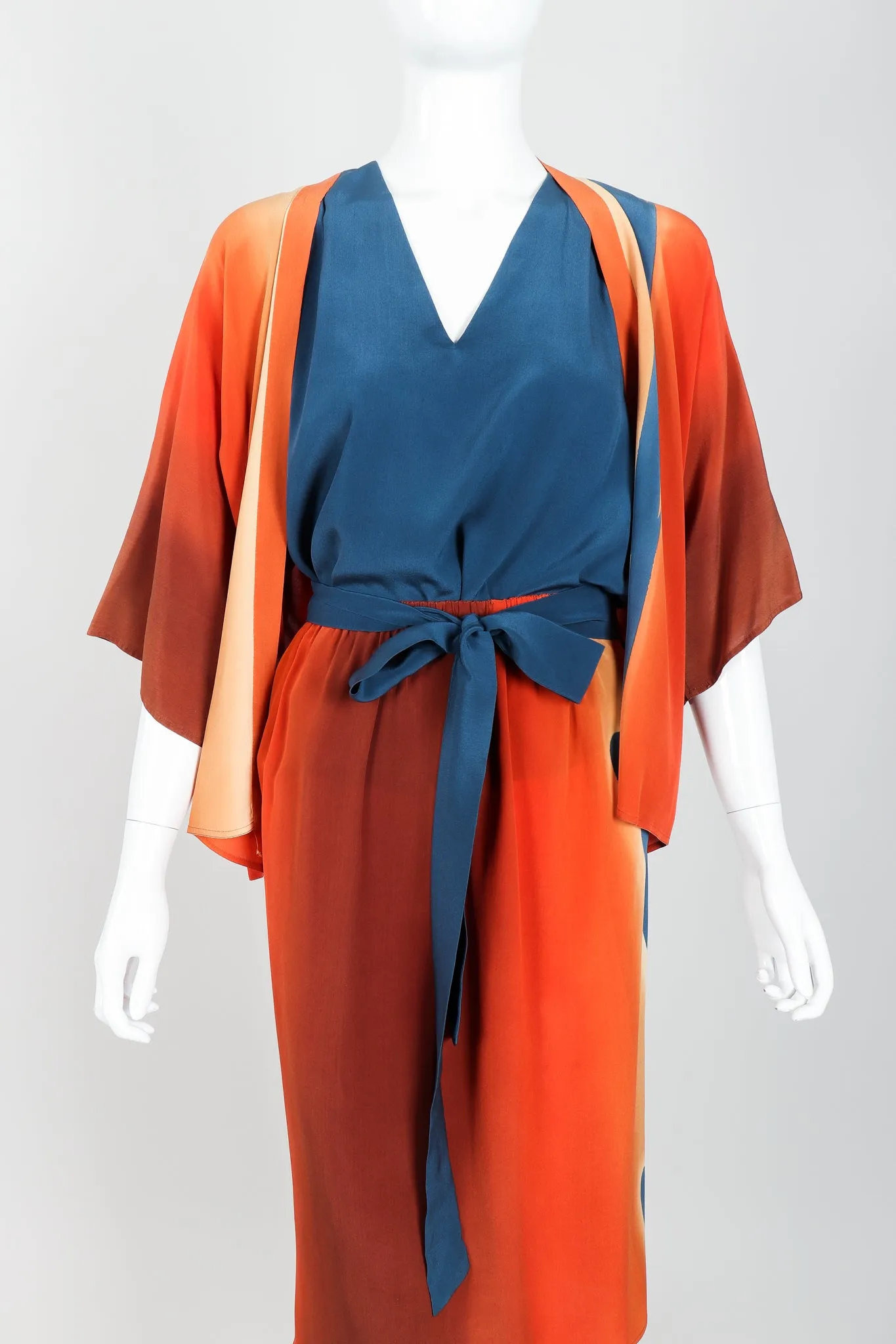 Sunset Kimono Skirt Ensemble
