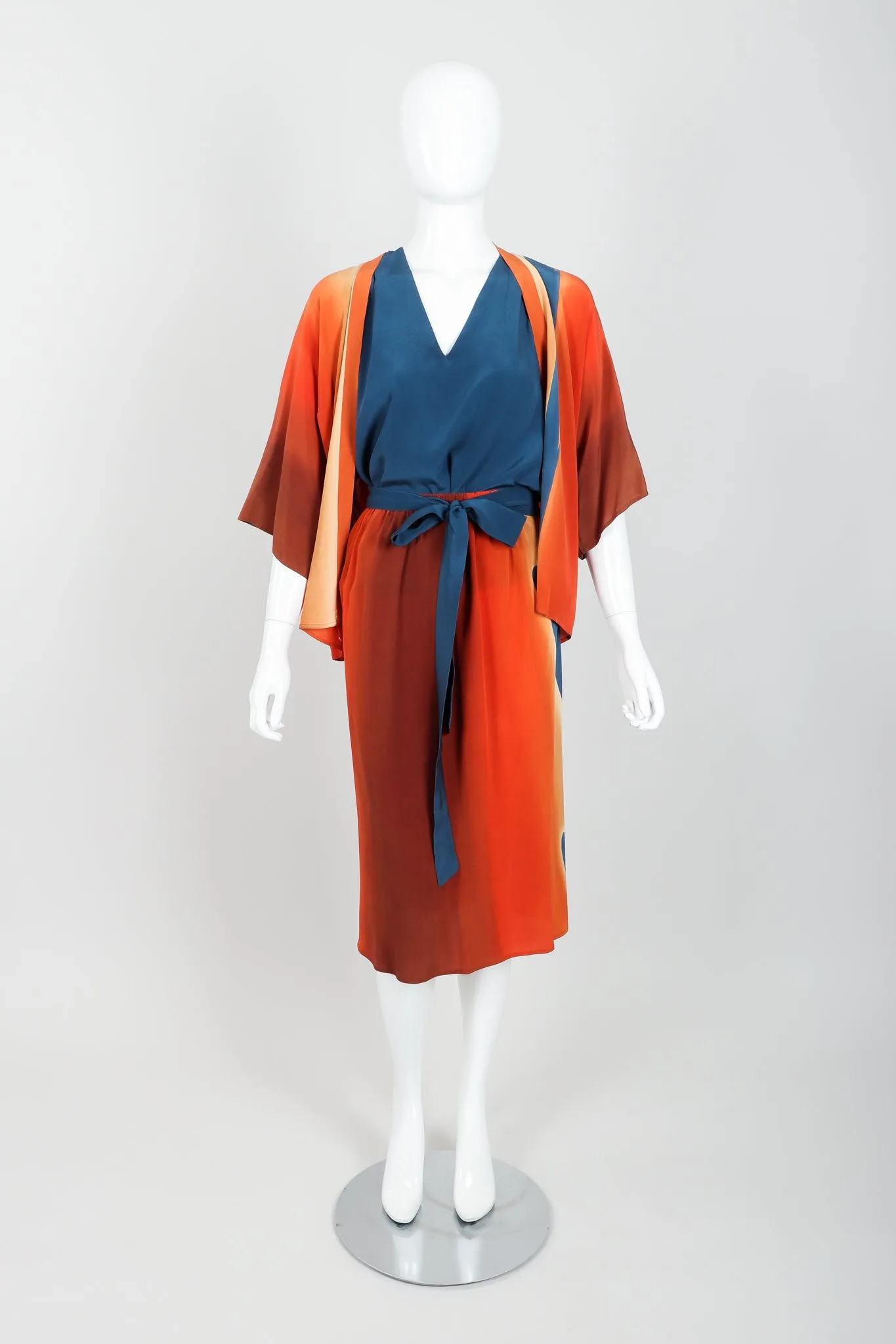 Sunset Kimono Skirt Ensemble
