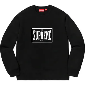 Supreme Warm Up Crewneck- Black