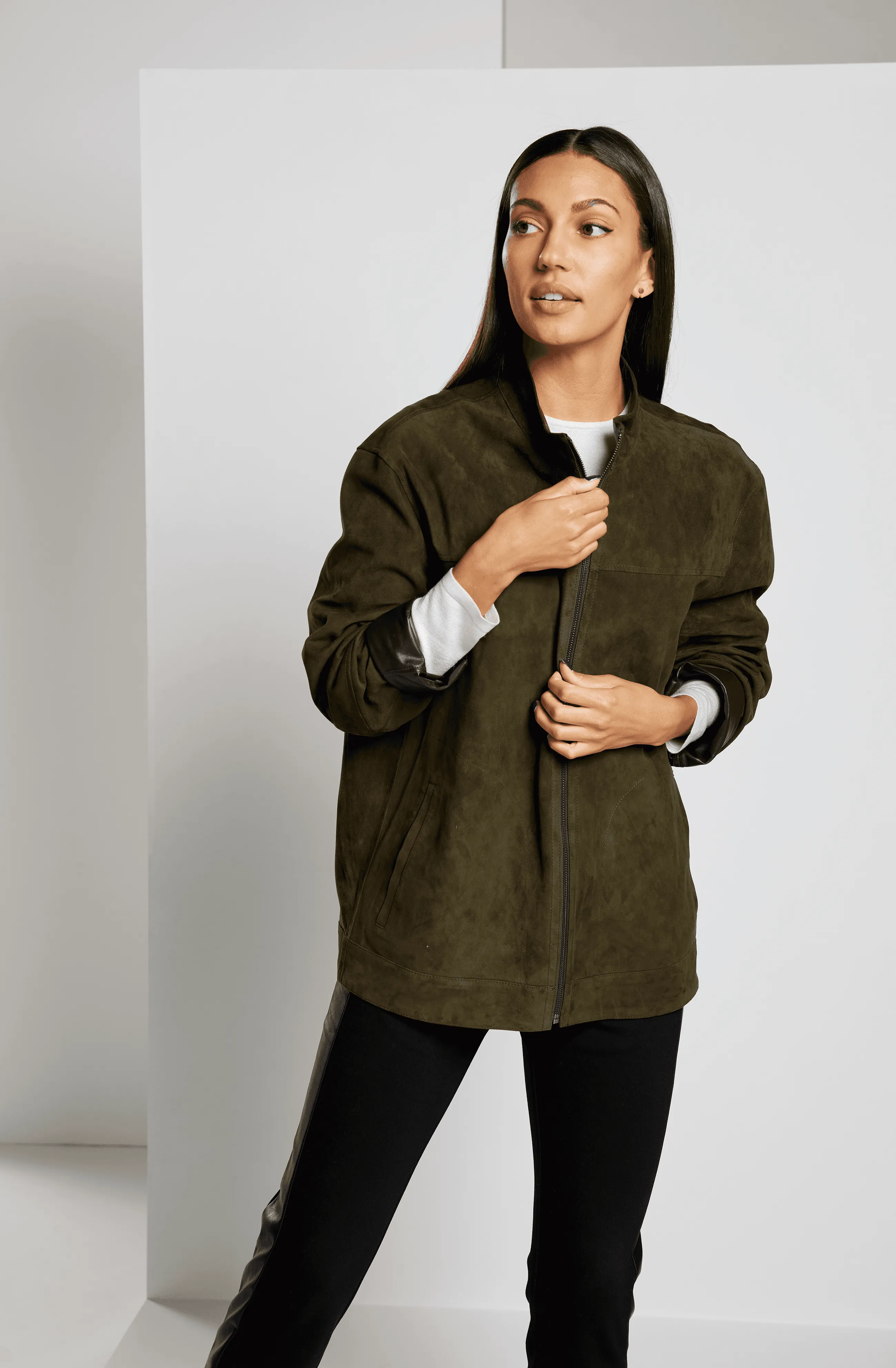 Switch Reversible Suede Jacket