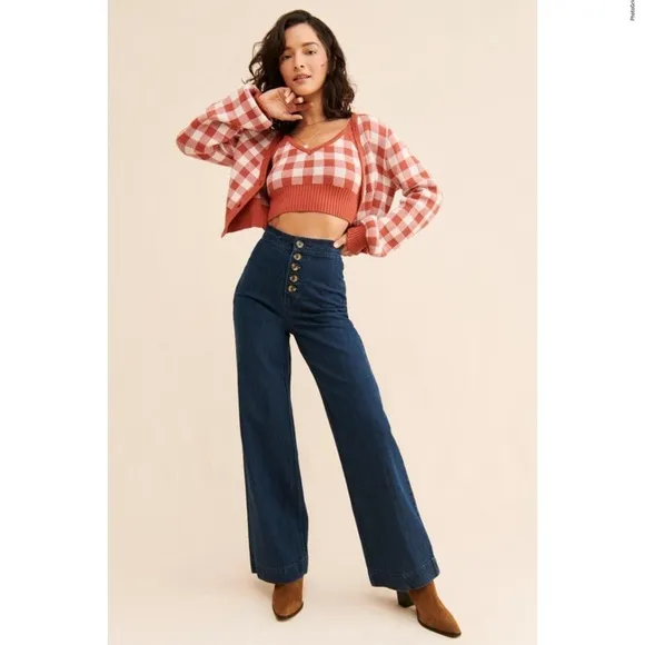The ODells Brynn High-Waist Pant in Twilight size 12