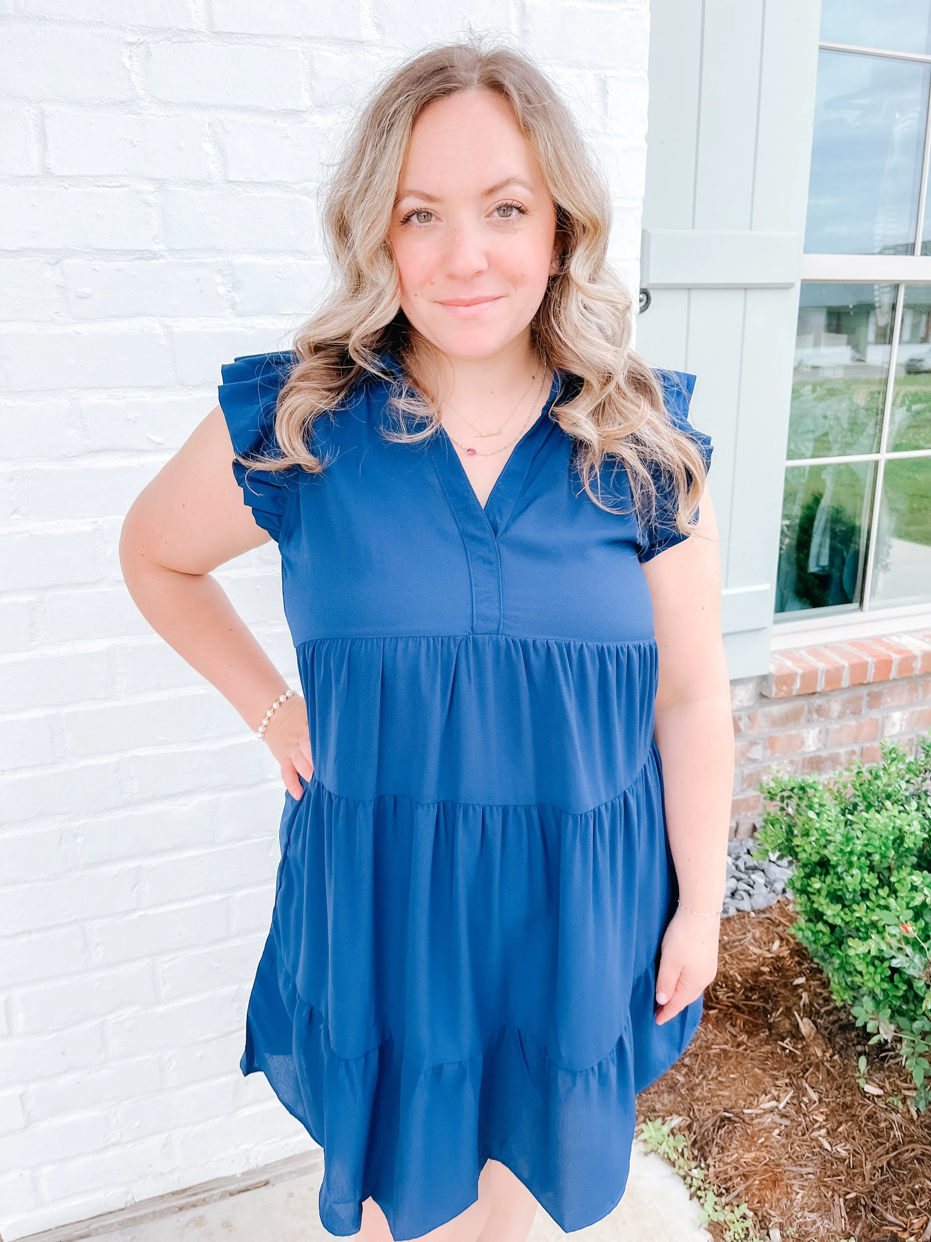 Tiered Flutter Dress