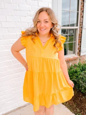 Tiered Flutter Dress