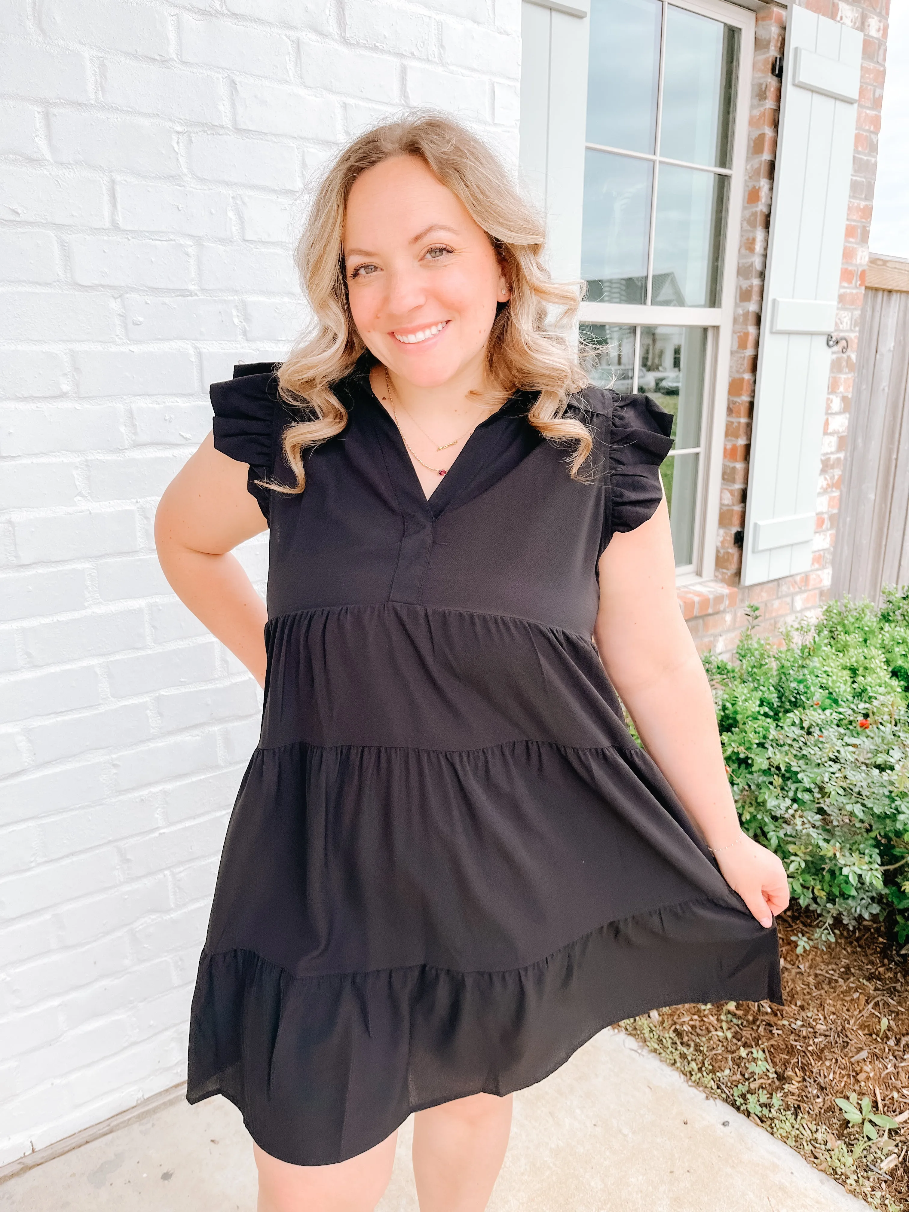 Tiered Flutter Dress