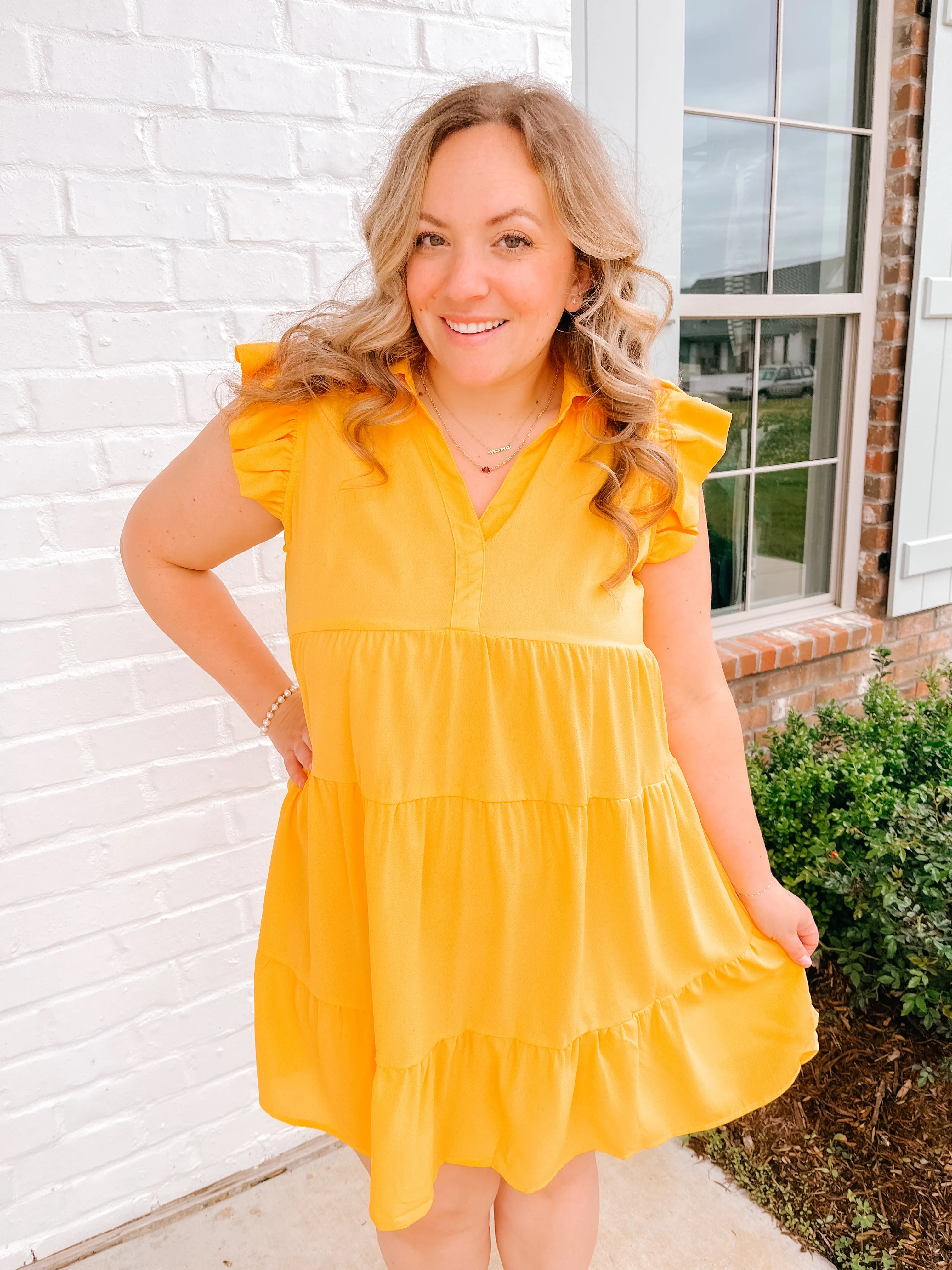 Tiered Flutter Dress