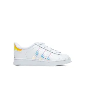 Toddler Superstar - Cloud White/Iridescent Stripe