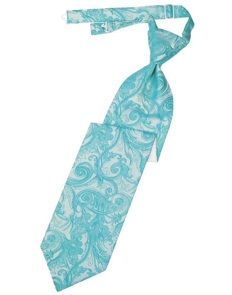 Turquoise Tapestry Necktie