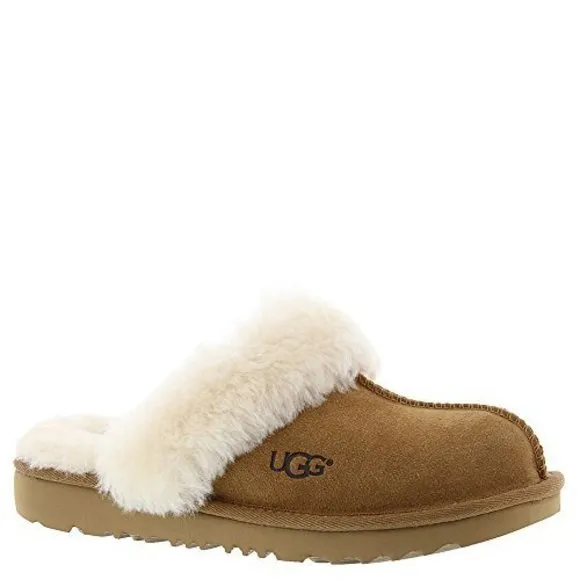 UGG UNISEX-CHILD COZY II SLIPPER, CHESTNUT, 02