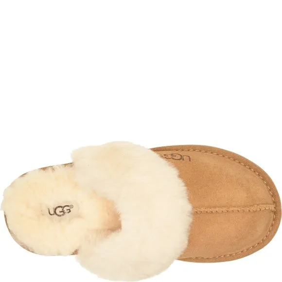 UGG UNISEX-CHILD COZY II SLIPPER, CHESTNUT, 02