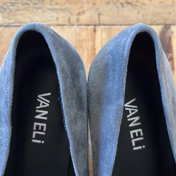 VANELI Dank Grey Suede Pump Size 7 1/2