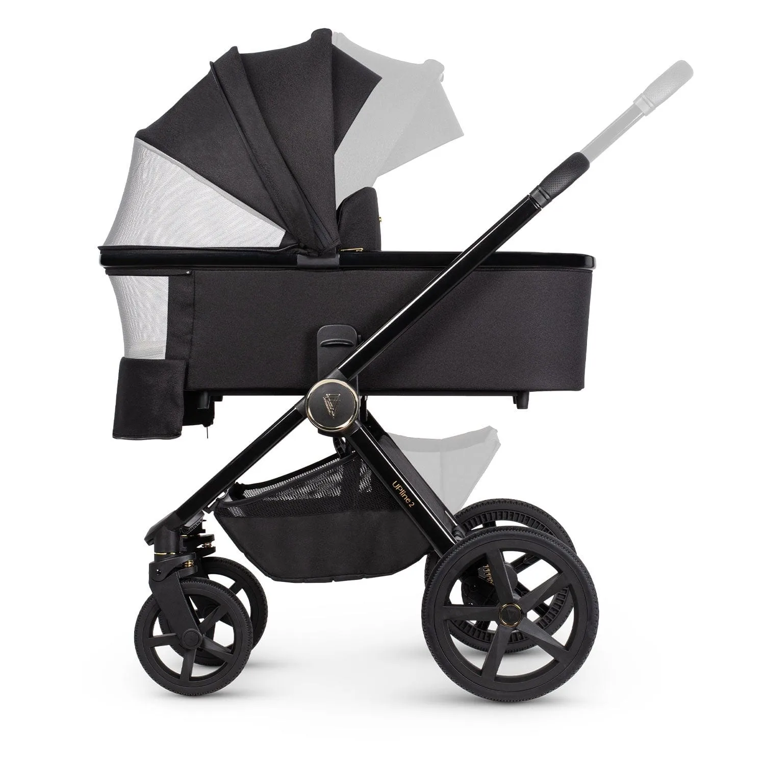 Venicci Tinum Upline 2 2in1 Bundle - All Black
