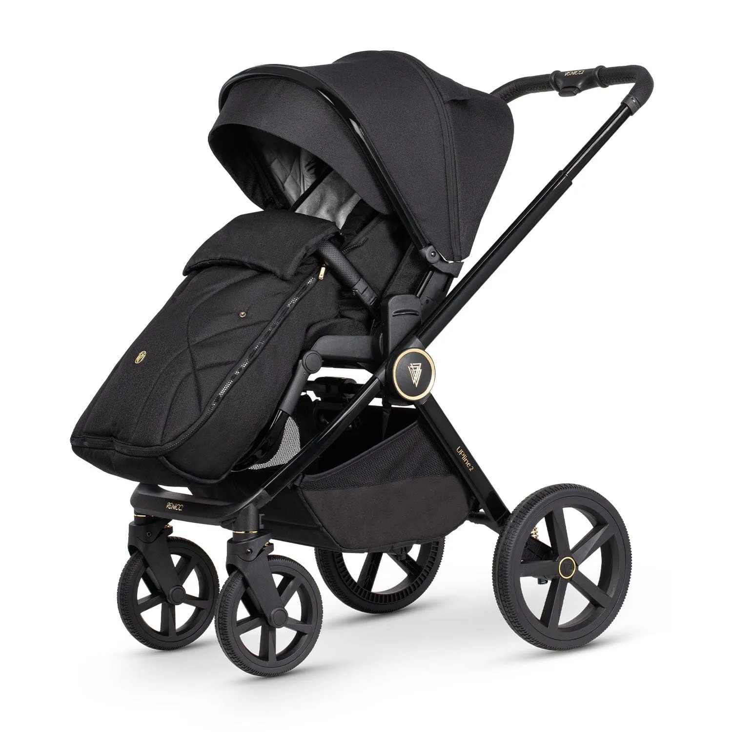 Venicci Tinum Upline 2 2in1 Bundle - All Black