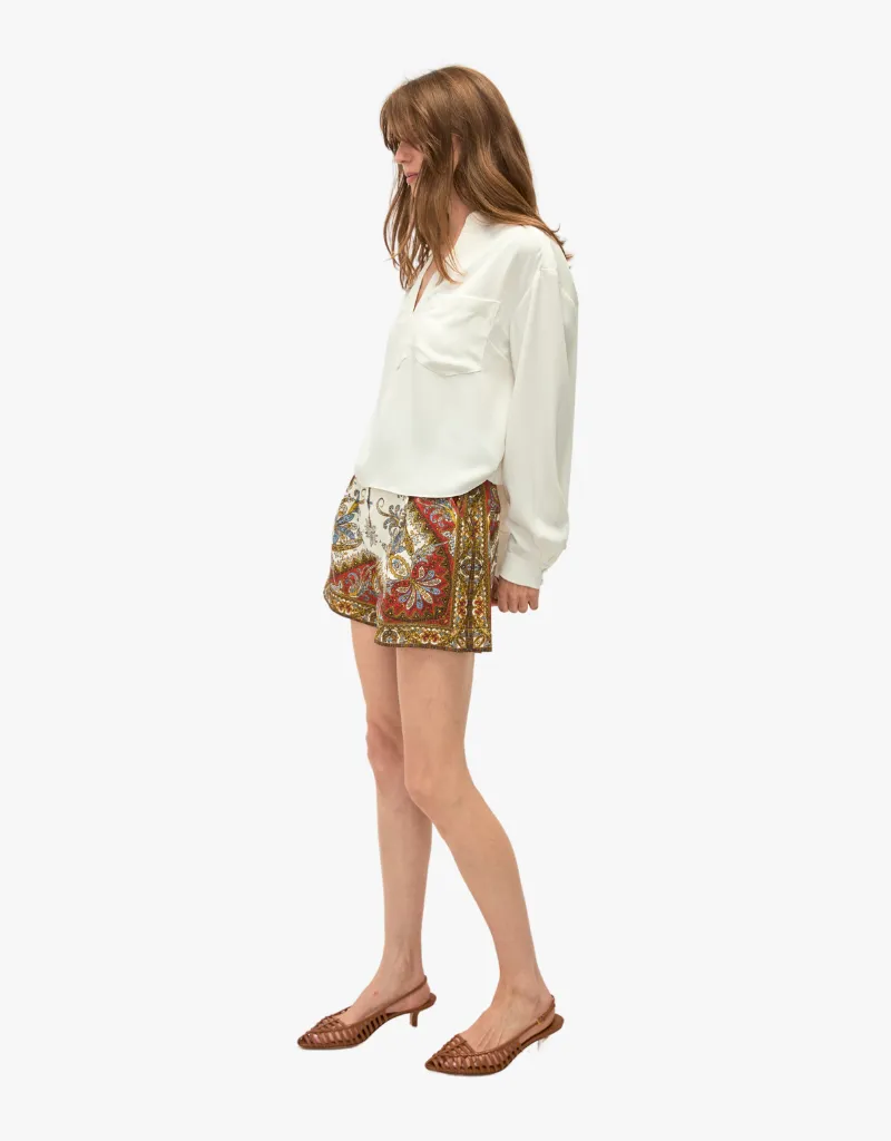 Veronica Beard Dean Top in Dove