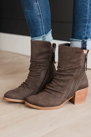 Very G Desiree Booties- Taupe