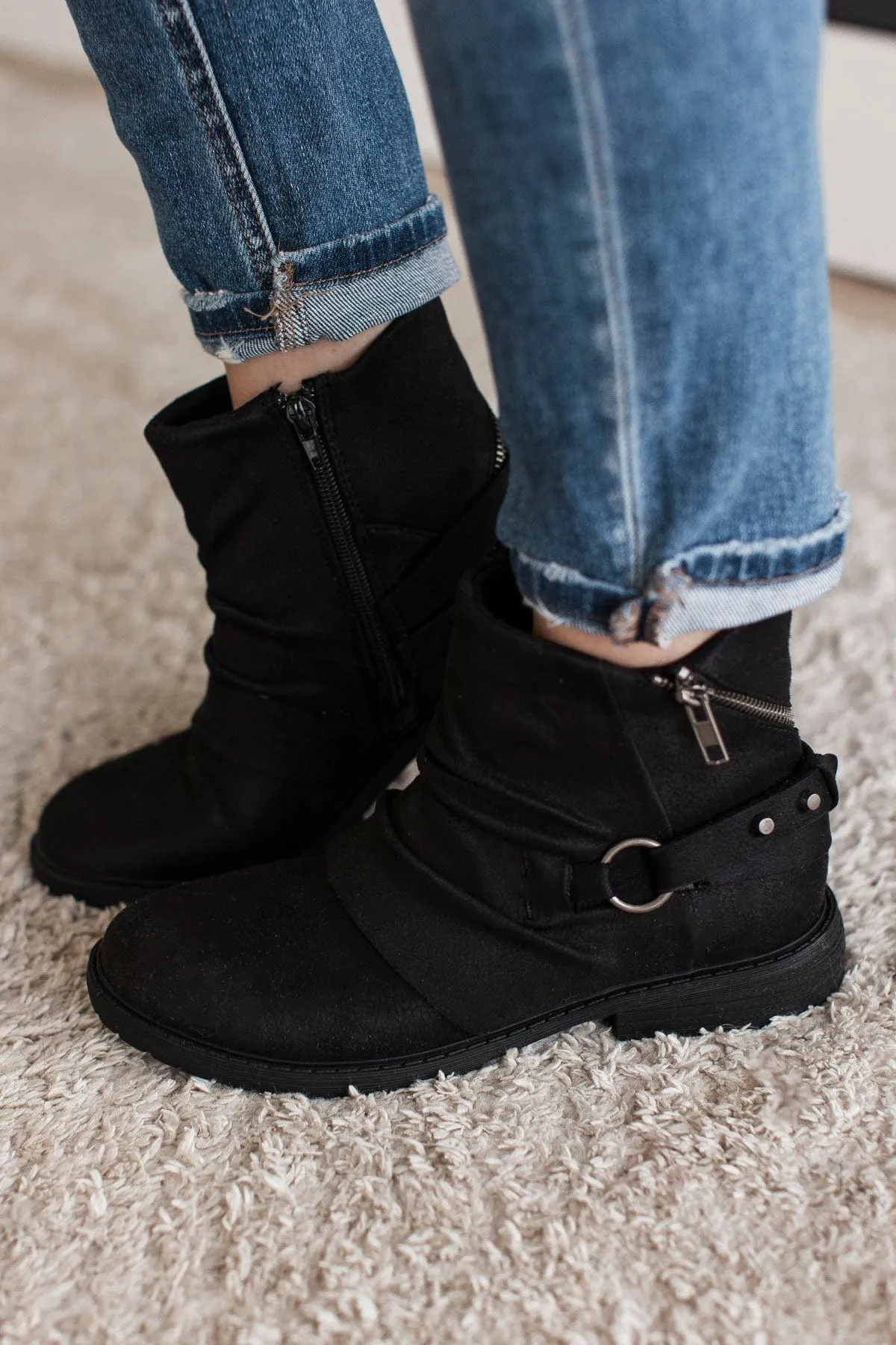 Very G Natasha Booties- Black
