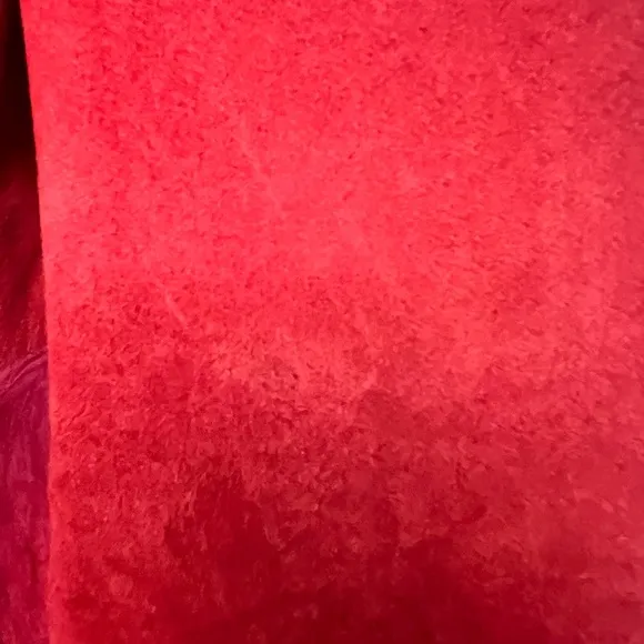 Vintage red Suede Jacket size small in great shape
