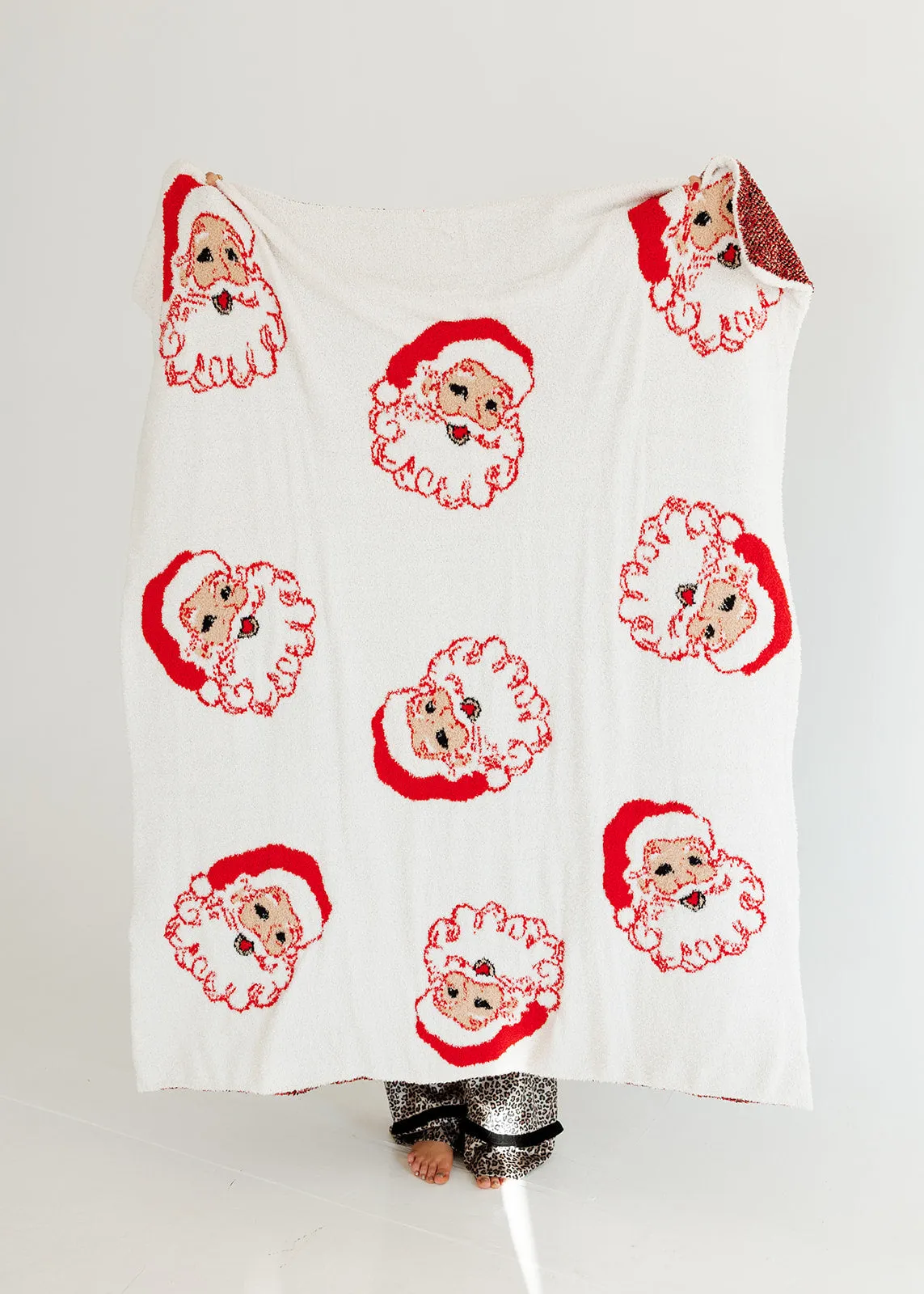 Vintage Santa Cozy Blanket