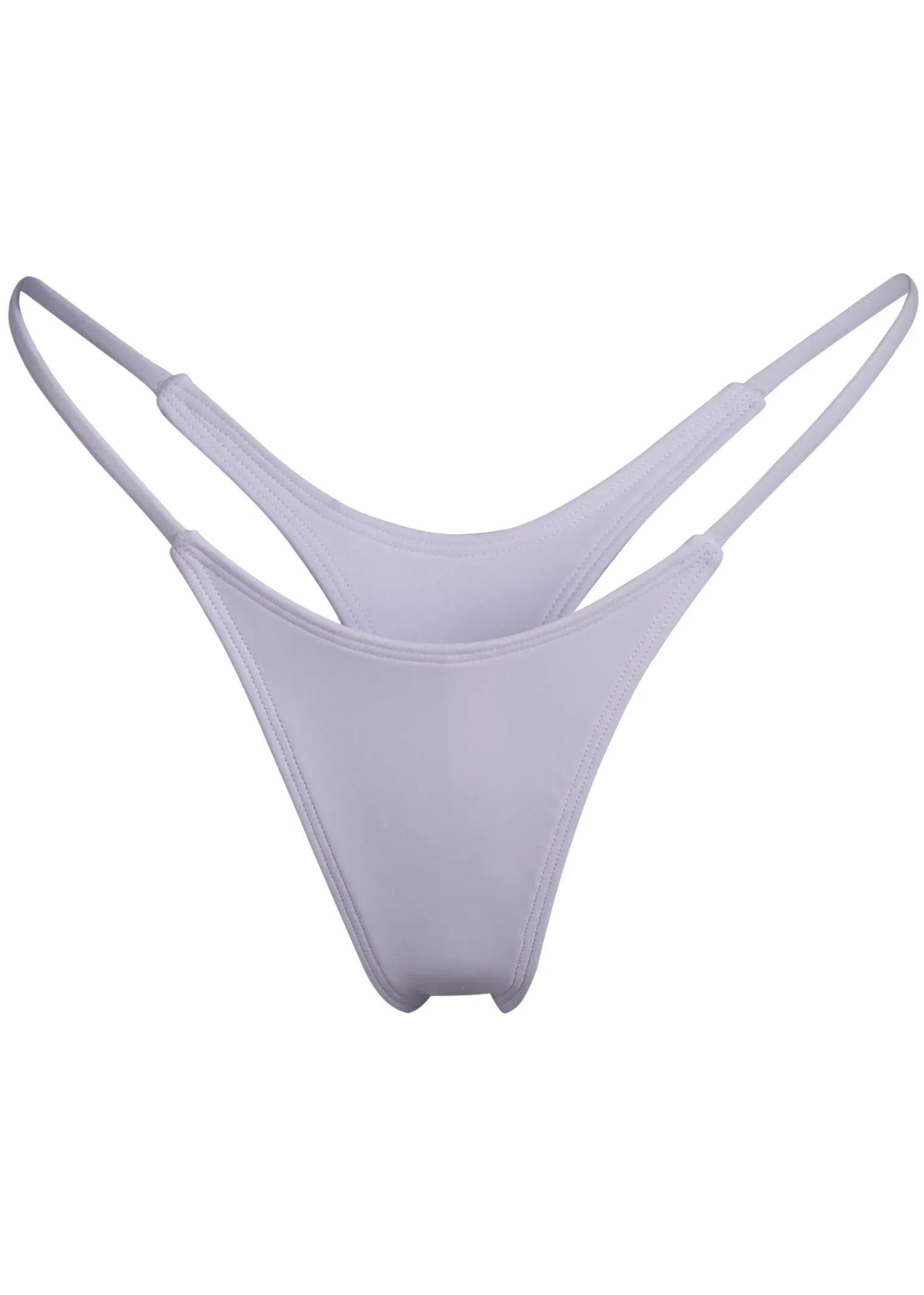 WALL STREET THONG Bikini Bottom - Sunblock White